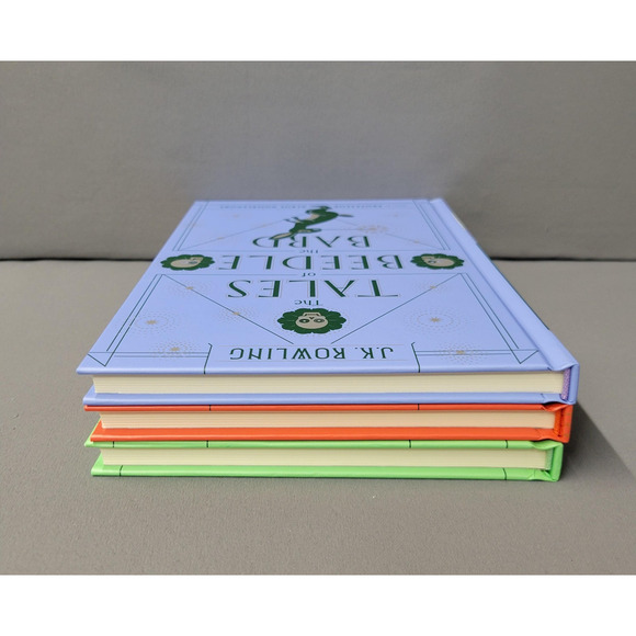 Hogwarts Library Box Set J.K. Rowling Hardcover Tales Beedle Bard Fantastic Book - Picture 14 of 16